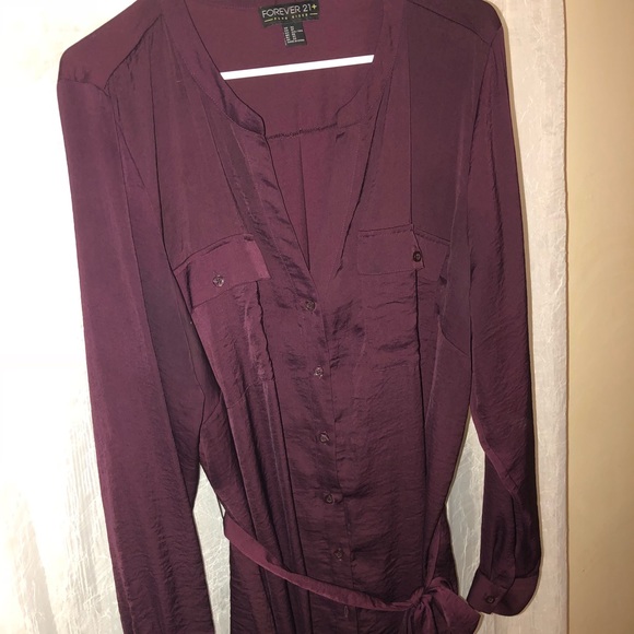 Burgundy blouse - Picture 4 of 4
